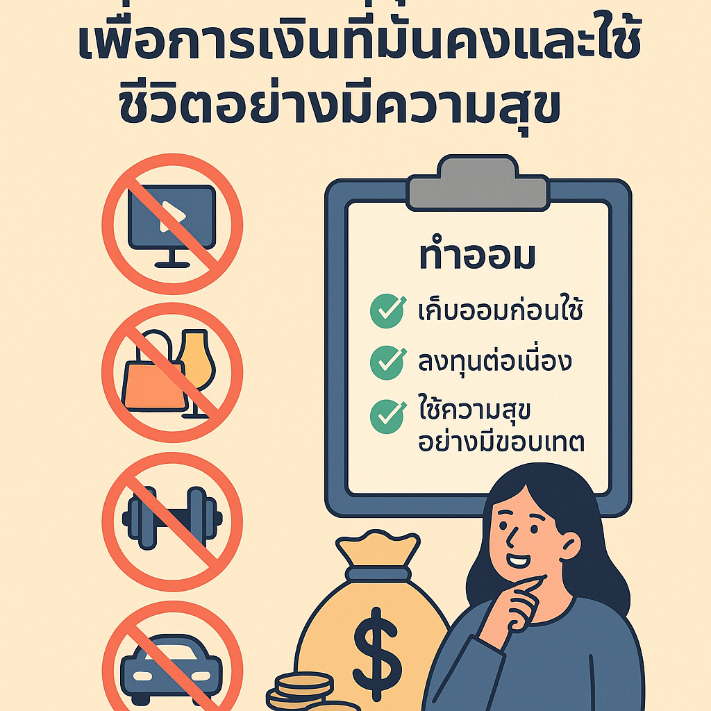 เช็คลิสต์ของฟุ่มเฟือยที่ตัดได้ทันที เพื่อการเงินที่มั่นคงและใช้ชีวิตอย่างมีความสุข